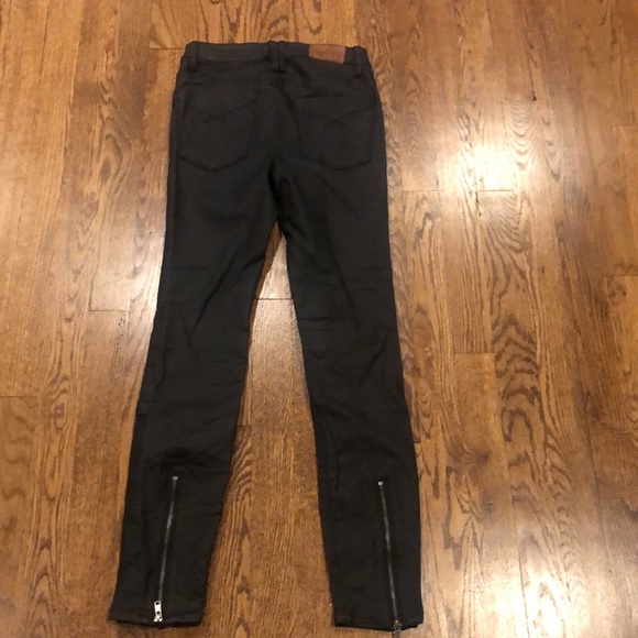 Unpublished black wax coated skinny jeans size 25 - Picture 5 of 8